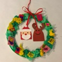 にぎにぎ　ぎゅっぎゅっ　クリスマスリース