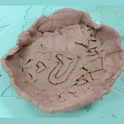 卒園記念作品製作「お皿」